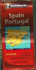 Spain and Portugal: No.734 (Micheli… by Michelin Travel Publ Sheet map, folded