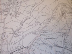 Ordnance Survey (OS) 1:10 000 Sheet Map STAFFS SJ 92 SE -SJ 92 SW Large Map,1990
