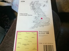 OS, Ordnance Survey Landranger map, no:128, Derby & Burton upon Trent Area