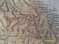 Antique Map. AUSTRALIA (Physical). c1900. VG.