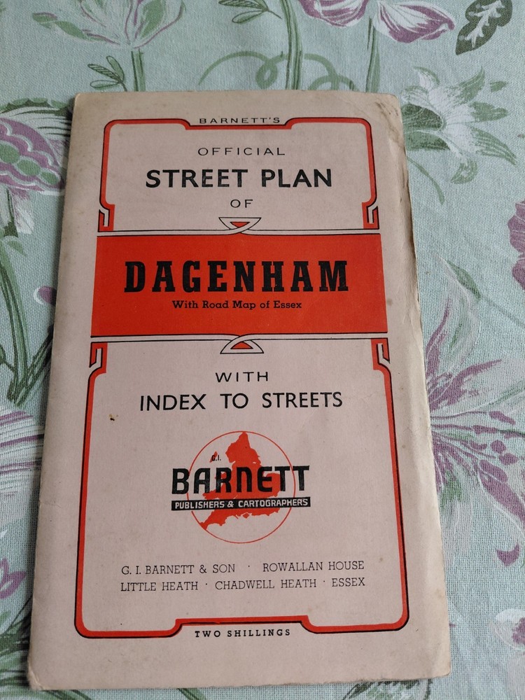 Street Plan of DAGENHAM priced 2 Shillings