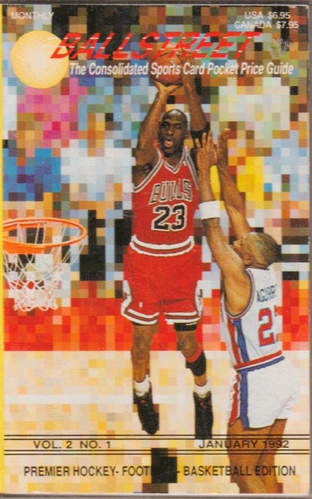 MICHAEL JORDAN COVER – BALLSTREET CONSOLIDATED SPORTS PRICE GUIDE VOL.2 NO.1