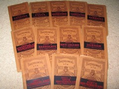Bartholomews Antique New Reduced Survey Half-inch maps; 1904-1918 – very good