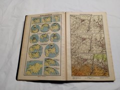 Diercke SchulAtlas Für Höhere Lehranstalten-School Atlas 1900s Antique Hardcover