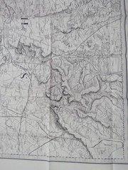 Vintage Sleaford Ordnance Survey Map No 36 reprint 1981 in Envelope Sleeve.
