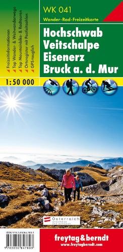 Freytag-Berndt WK 041 Hochschwab – Veitschalpe – Eisenerz – Br (Map) (UK IMPORT)