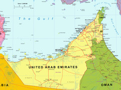 Map of the Middle East – Political Wall Map, Middle East Map