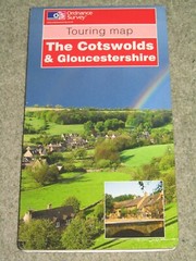 OS Ordnance Survey Touring Map: Cotswolds & Gloucestershire – 1:100,000 – 2002
