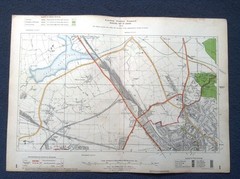 Vintage LONDON CC Municipal Map 1930 – NEASDEN, CRICKLEWOOD, CHILDS HILL area
