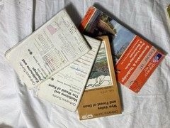Job lot of 26 Ordinance Survey and Bartholomew’s varied scale maps