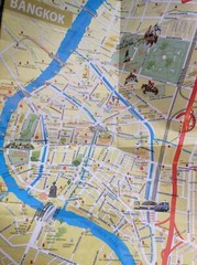 Vintage ‘Gems Gallery’ Map – ‘Map The Ultimate Thailand’ Bangkok Phuket Thailand