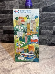 Vintage Esso Midlands And East Anglia Map