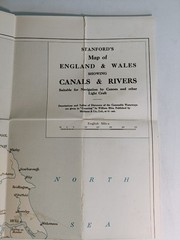 Stanford’s Map of England & Wales Showing Canals and Rivers Edward Stanford