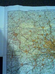 Bartholomew London and Home Counties Motoring Map 1:250000 Paper 1973