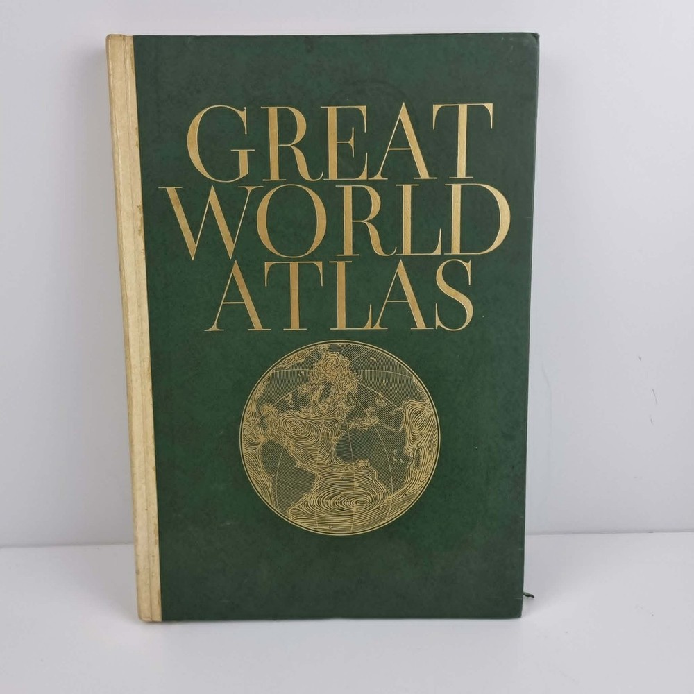 Reader’s Digest Great World Atlas 1961 Hardback Atlas Good Condition
