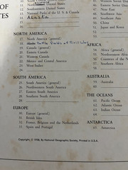 National Geographic Atlas Folio, 1958, w/Maps