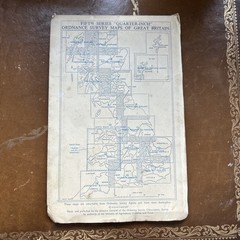 FIRTH OF FORTH Sheet 7 Fifth Series Ordnance Survey Quarter Inch 1964 colour map