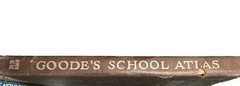 1945 Goode’s School Atlas by Rand McNally, 286 Pages Good Condition