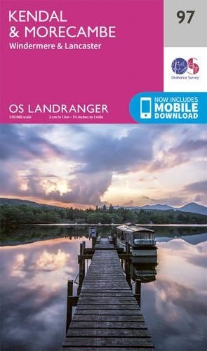 Kendal & Morecambe (Map) OS Landranger Map