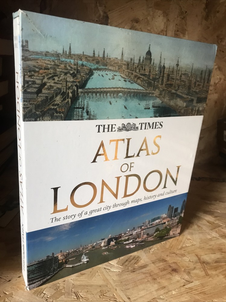 The Times Atlas of London First Edition Slipcase 2011 Edition HarperCollin