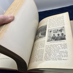 The New Human Interest Library Volume V Atlas School Guide 1952 Decor Book