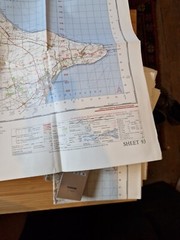 Ordnance Survey Map Of Great Britian – SCARBOROUGH – 1964 – 1/63360