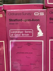 Job Lot 7 O/S Ordnance Survey Maps Mixed Bundle Midland region