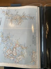 Old Motorists Route Planner Folder Britain Ireland A4 Road Atlas Map – RB17