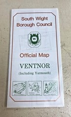 South Wight Borough Council Official Map Ventnor including Yarmouth