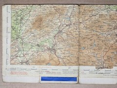 Vintage c.1925 Bartholomew’s Revised Half Inch to Mile – Sheet 6 on cloth (r2942