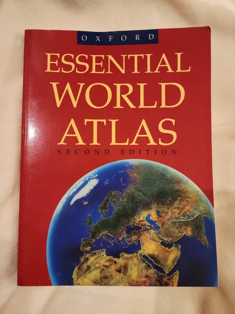 Oxford Essential World Atlas (1998, Trade Paperback) 2nd edition