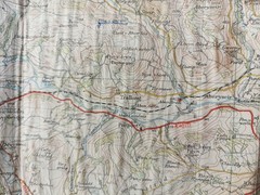 BRECON Ordnance Survey One-Inch Map CLOTH Sheet 141 7th Series 1952
