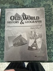 Rebecca Fourth Edition, Old World, History, And Geography With Quiz And Test Key