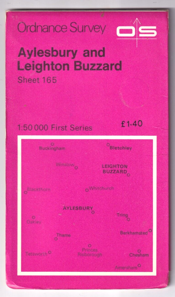 AYLESBURY & LEIGHTON BUZZARD – Ordnance Survey map
