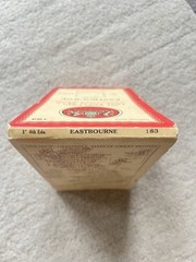 Ordnance Survey Vintage Cloth Map 1952 50s Eastbourne Lewes Bexhill Free Post UK