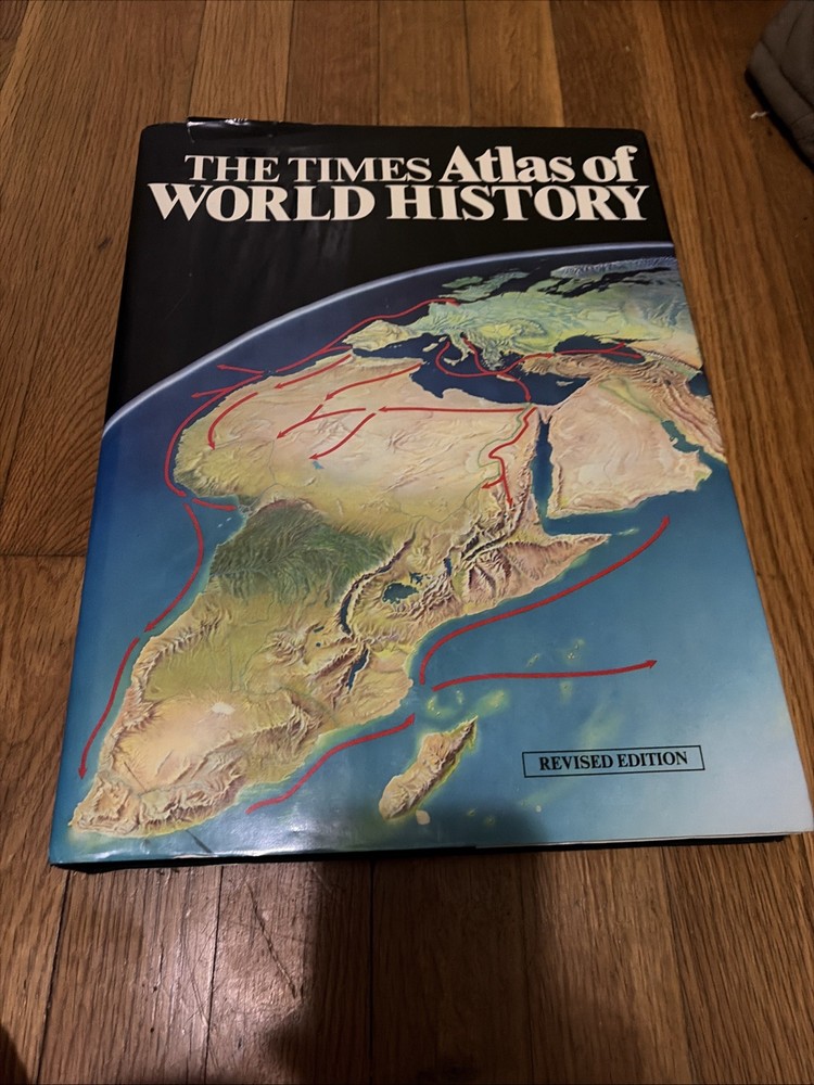 The Times Atlas Of World History. Hammond .Revised 1984, Dust Cover .