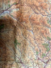 FIRTH OF FORTH 1969 Paper Ordnance Survey Quarter Inch Map Sheet 7 Glasgow Earn