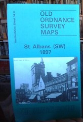 MAP OF St Albans (South West) 1897 HERTFORDSHIRE SHEET 34.11 NEW 9780850542387