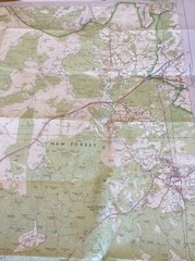 1982 Ordnance Survey Outdoor Leisure Map The New Forest (incl Southampton )