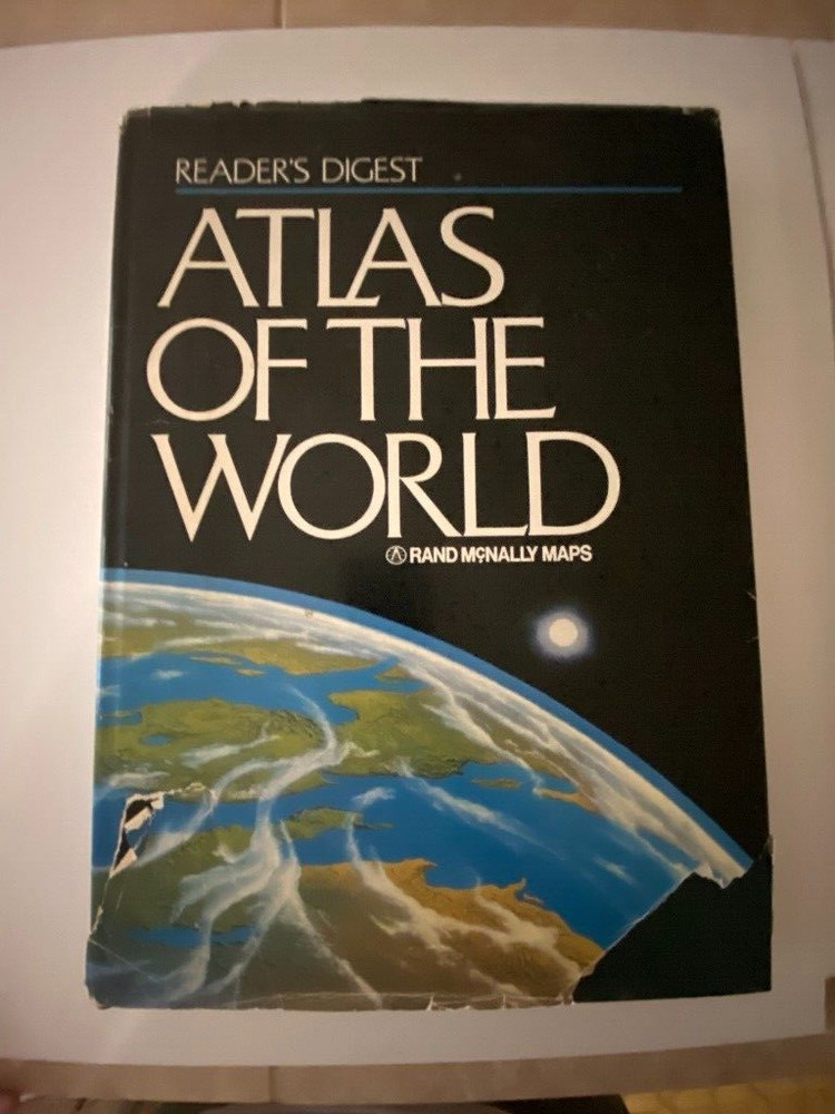 Reader’s Digest Atlas of the World (1987, Hardcover/DJ) good