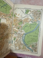 Antique Book Authentic Atlas and Guide London and Outer Suburbs with Maps