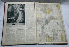 Antique 1921 New International Atlas of the World Geographical Publishing Co.