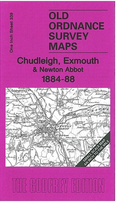Chudleigh, Exmouth & Newton Abbot 1884-88 One Inch Sheet 339 by Richard Oliver