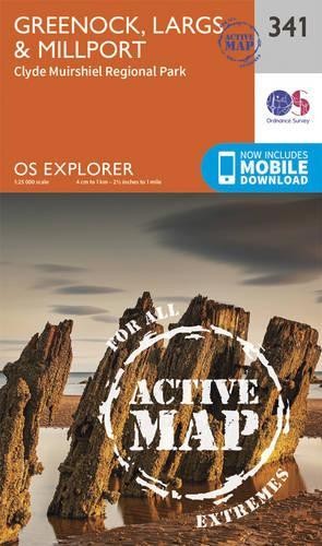 Greenock, Largs and Millport (Map) OS Explorer Active Map