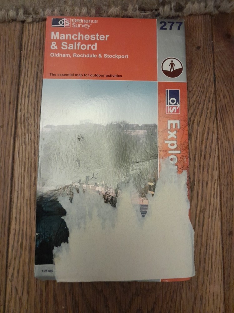 Ordnance Survey Explorer 277 Manchester & Salford