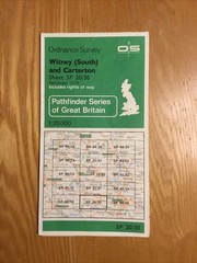 1978 Ordnance Survey Pathfinder Map 1115 SP 20/30 Witney South And Carterton