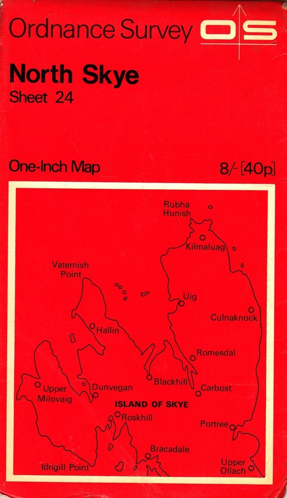 Ordnance Survey One-Inch Map. Sheet 24 North Skye – Ordnance Survey – Accepta…