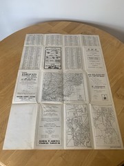 BARNETT Street Plan of Basildon (Pitsea, Laindon, Vange etc) Vintage Map