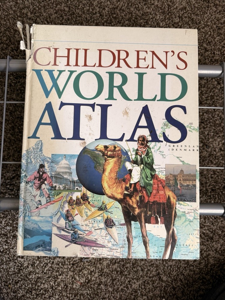 Barnes & Noble Hardcover Illustrated Children’s World Atlas Geography Maps Book