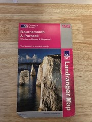 Ordnance Survey Map of Bournemouth and Purbeck, Wimborne Minster, and Ringwood